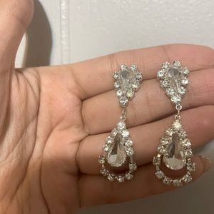 Silver earrings